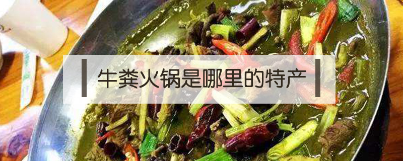 牛糞火鍋是哪里的特產